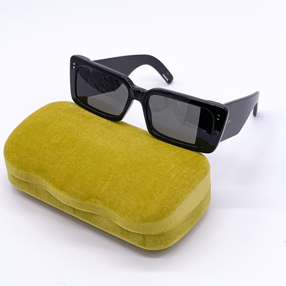 NEW GUCCI GG0543S 001 UNISEX SUNGLASSES GUCCI GG0543S BLACK OVERSIZE EYEWEAR - Picture 5 of 16